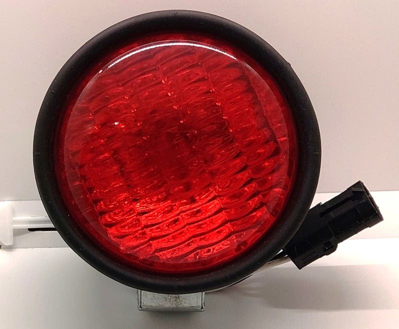 Red Par 36 Round Strobe Head W/ Rubber Housing