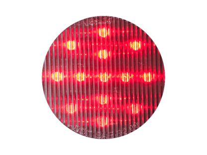 2.5" Round Red Clearance Marker w/Clear lens 13 LED