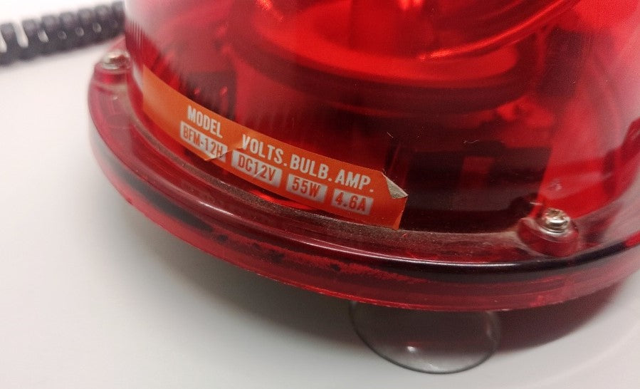 Red Tear Drop " Kojak " Beacon Light